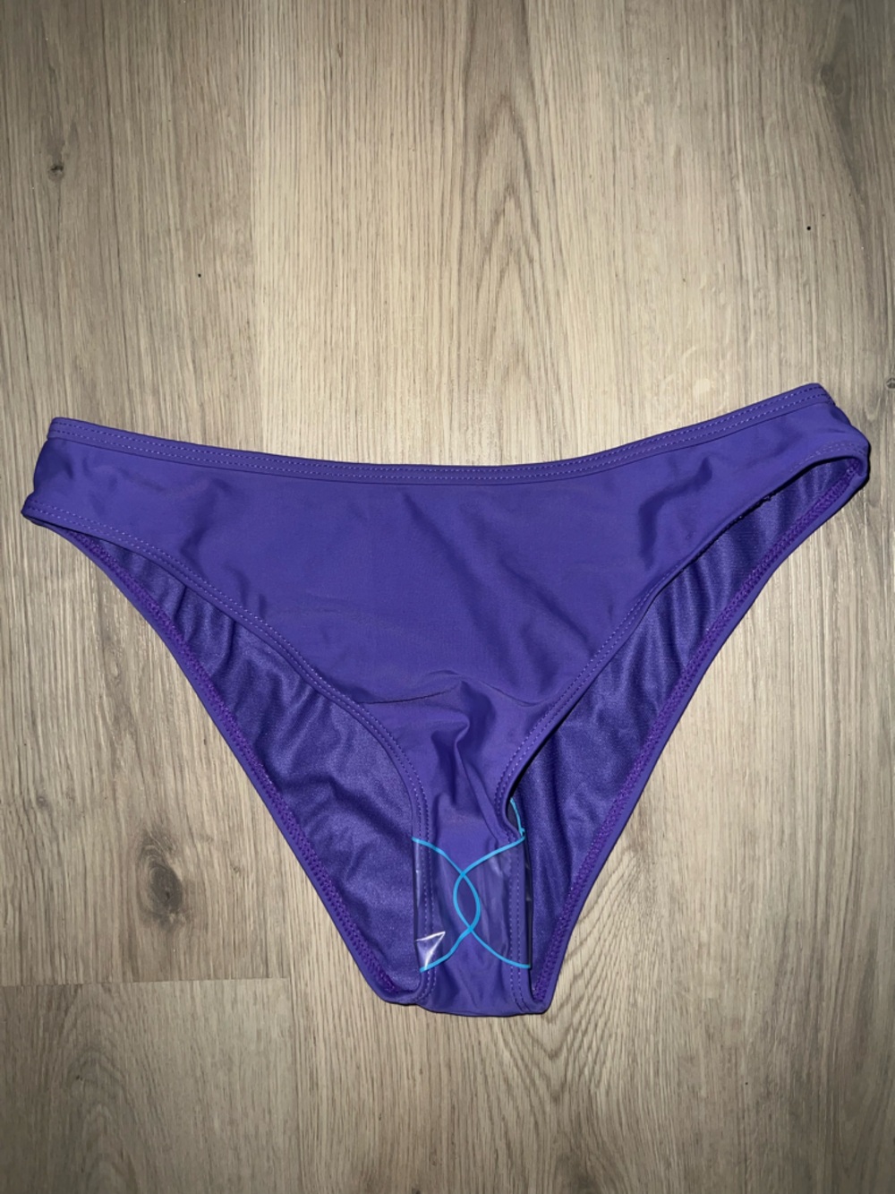 Collusion Purple High Cut Bikini Bottom Size 8 | Mid Rise High Leg NWOT